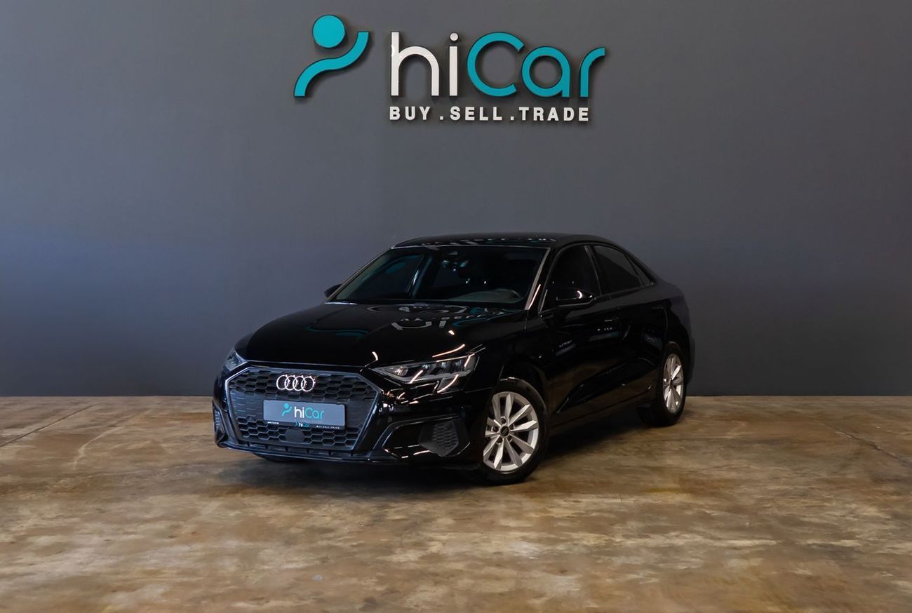 Audi A3 35 TFSI 1.4L AED 1,628 pm • 0% Downpayment • Audi A3 35 TFSI • Agency Warranty and Service Package