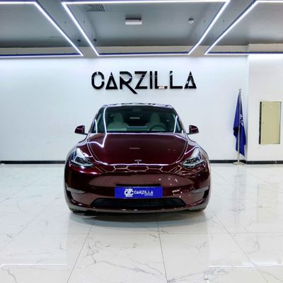 Tesla Model Y Long Range (AWD) AED 2,585 P.M l 0% Down Payment l Tesla Model Y Long Range | Tesla Warranty
