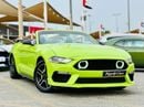 Ford Mustang EcoBoost Convertible | Monthly AED 1060/- | 0% DP | Custom Leather Seats | Fog Lights | # 13059
