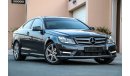 Mercedes-Benz C 250 Coupe 2014 GCC under 2 Years Warranty with Zero Down-Payment.