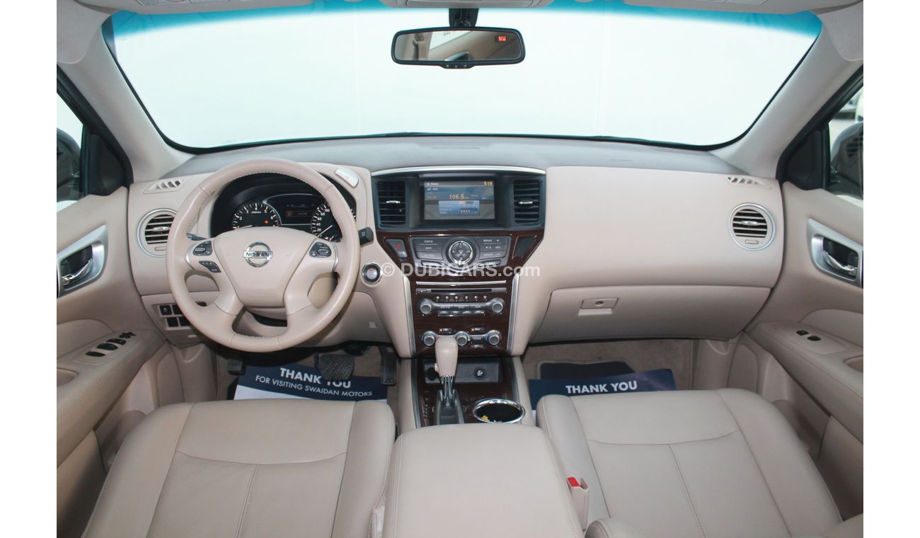 نيسان باثفايندر 3.5L SV V6 AWD 2015 GCC DEALER WARRANT FREE REGISTRATION