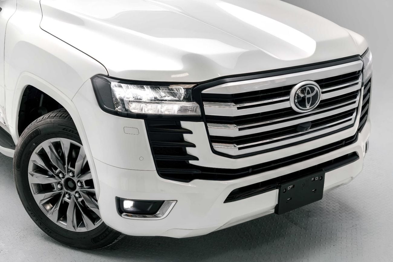تويوتا لاند كروزر GXR 3.5L - White Inside Beige | Export Only