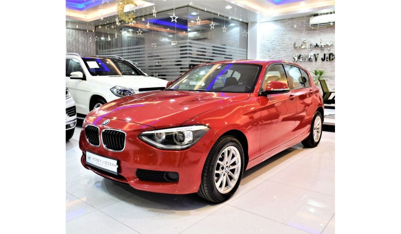 بي أم دبليو 116 AMAZING BMW 116i 2013 Model!! in Red Color! GCC Specs