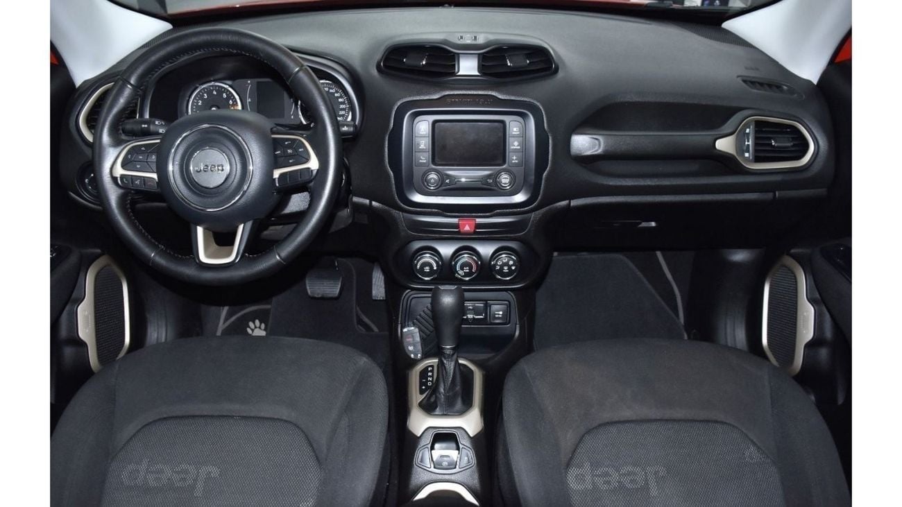 Jeep Renegade EXCELLENT DEAL for our Jeep Renegade Longitude ( 2017 Model ) in Red Color GCC Specs