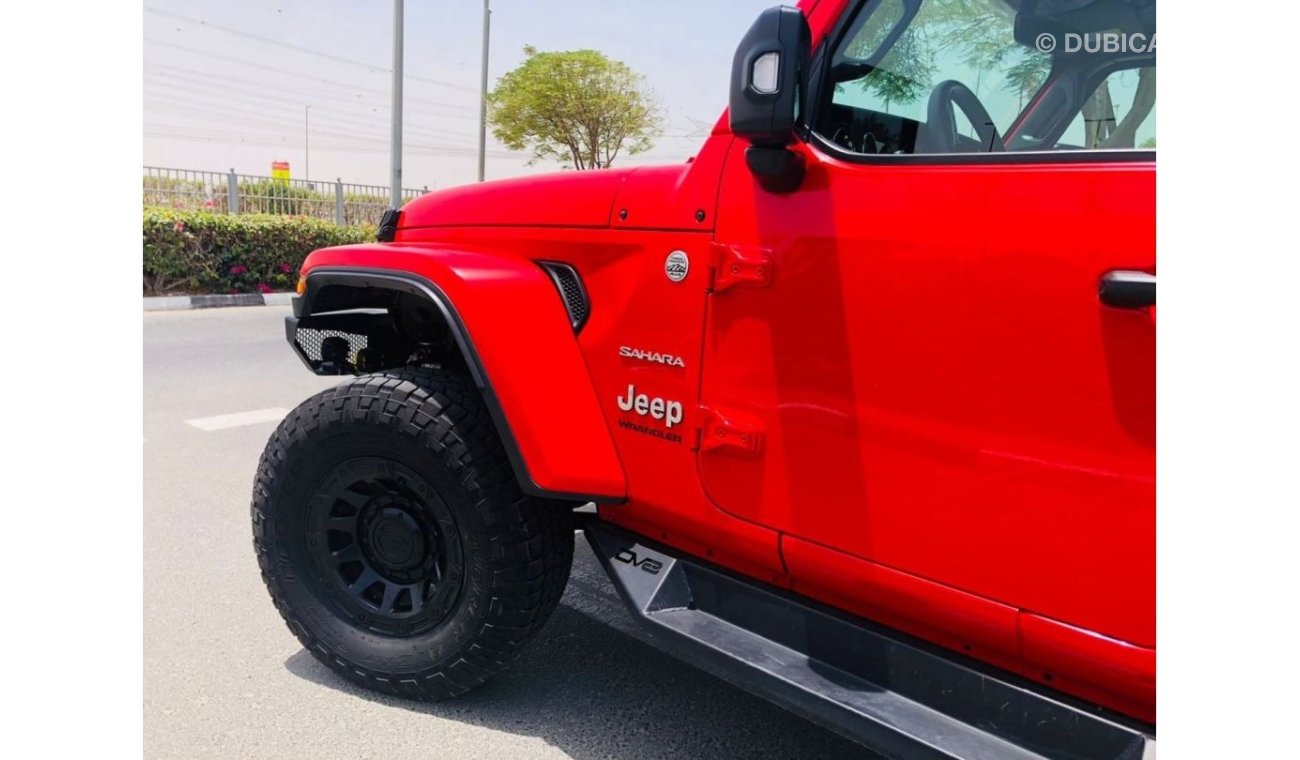 Jeep Wrangler SAHARA 2019 GCC SINGLE OWNER WITH AGENCY SERVICE IN MINT CONDITION