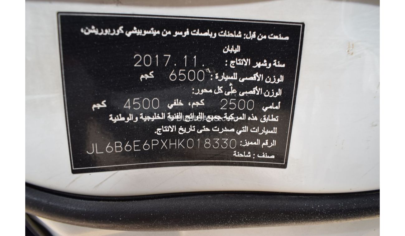 Mitsubishi Fuso Canter Mitsubishi Canter D/C pick up, model:2017. Only done 65000 km