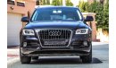 Audi Q5 2.0L 2014 ) GCC under Warranty with Zero Down-Payment.