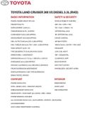 Toyota Land Cruiser TOYOTA LAND CRUISER VX 3.3 2025 RHD