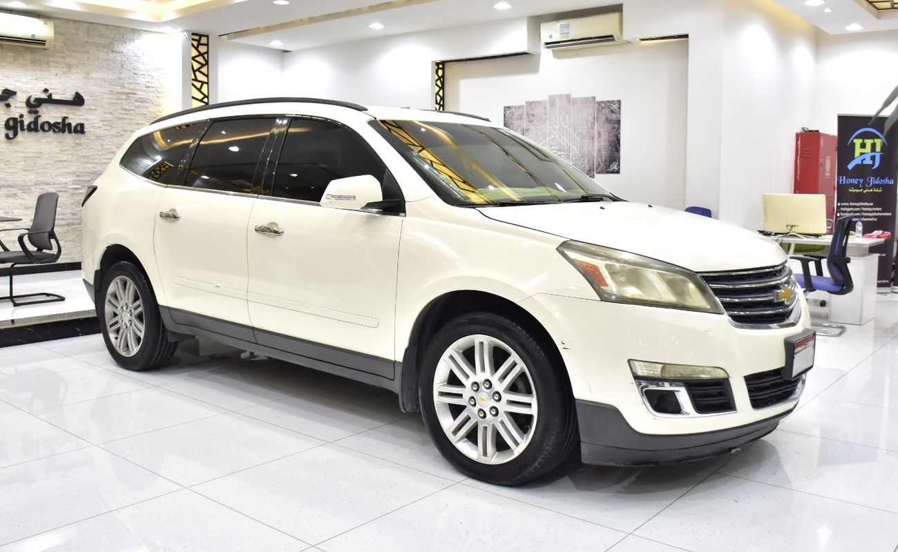 شيفروليه ترافيرس EXCELLENT DEAL for our Chevrolet Traverse LT ( 2014 Model ) in White Color GCC Specs