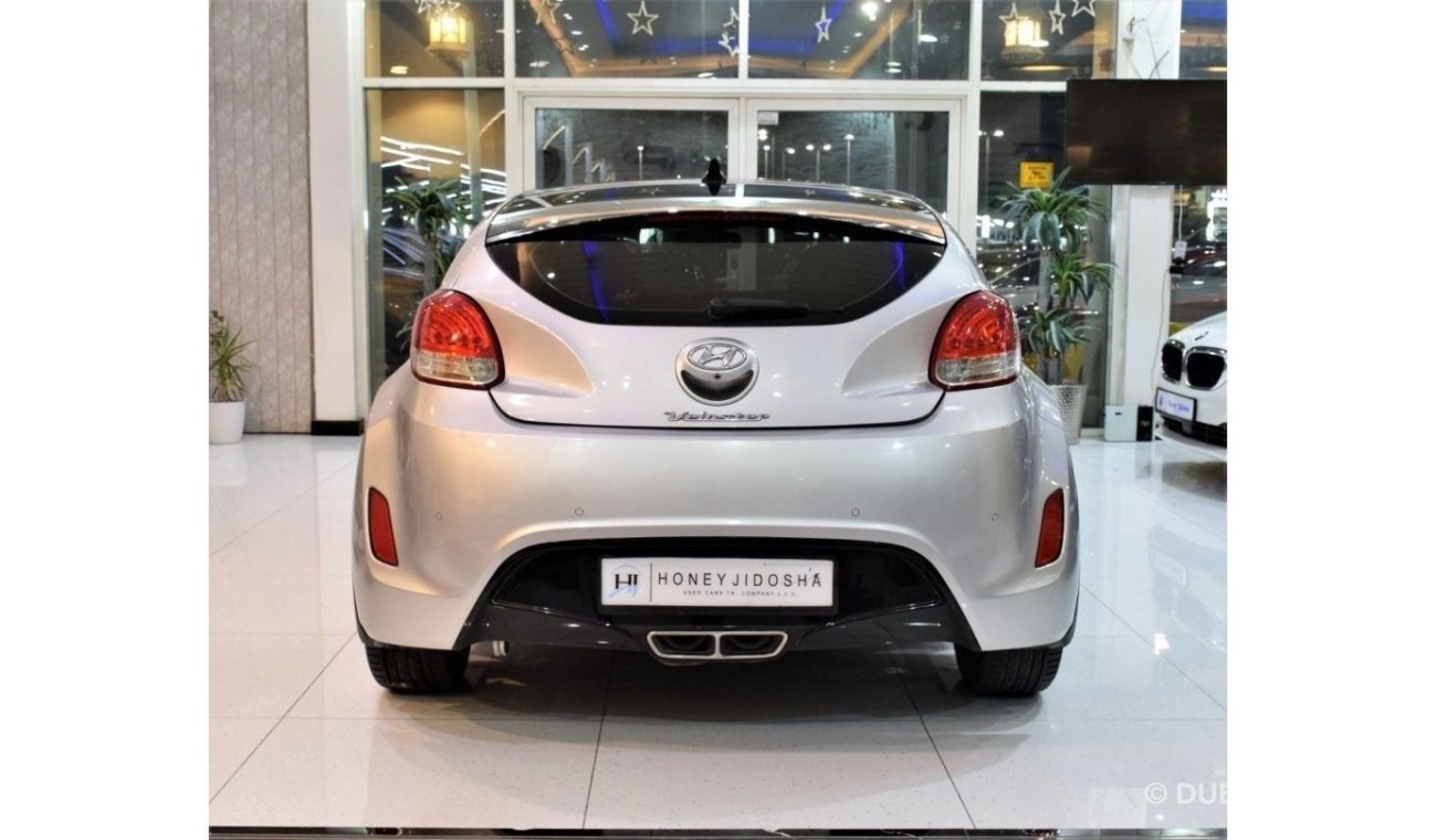 Hyundai Veloster GLS EXCELLENT DEAL for our Hyundai Veloster 1.6L ( 2013 Model! ) in Silver Color! GCC Specs