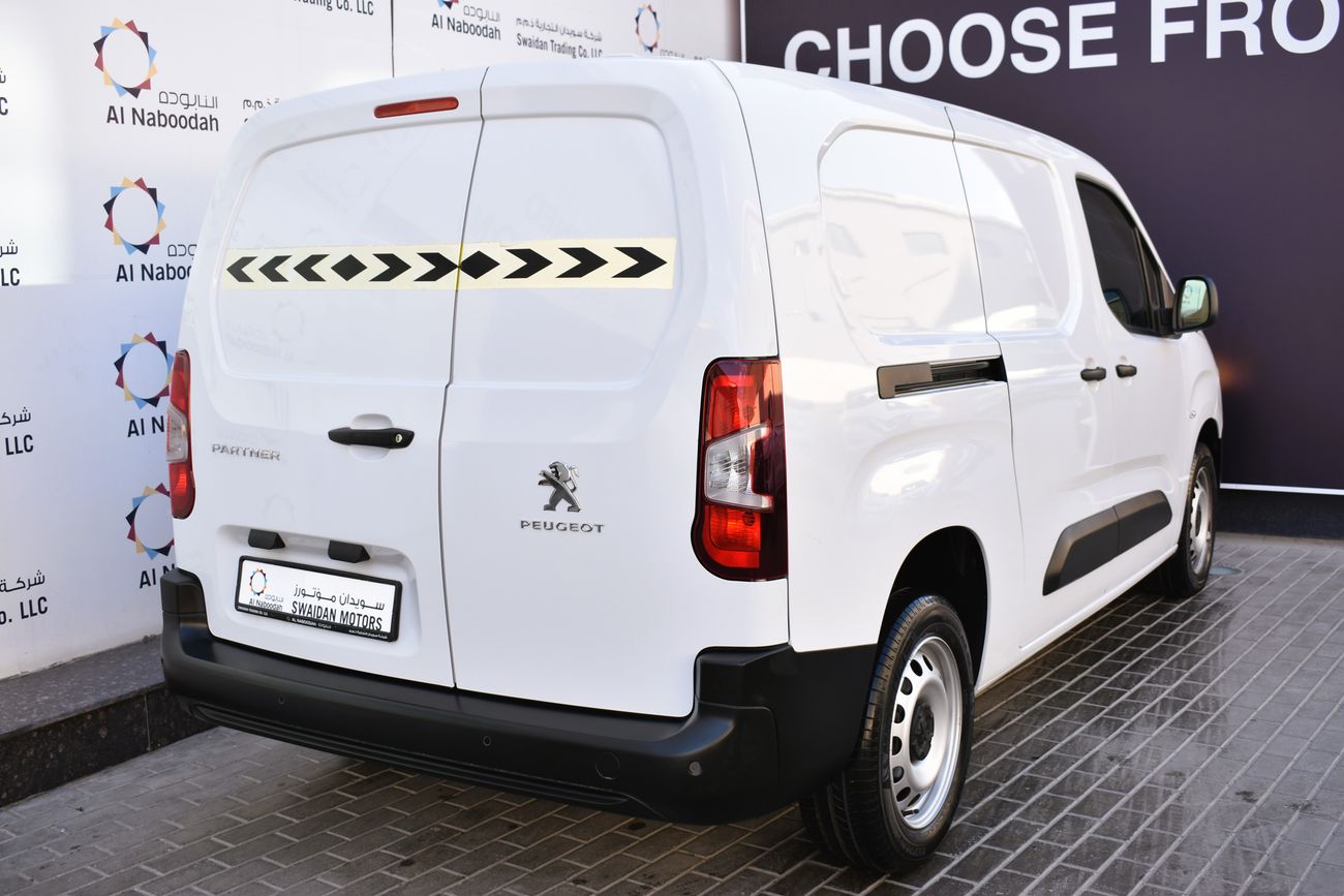 بيجو بارتنر AED 879 PM | K9 VAN 1.6L MT DIESEL 2023 GCC AGENCY WARRANTY UP TO 2028 OR 100K KM