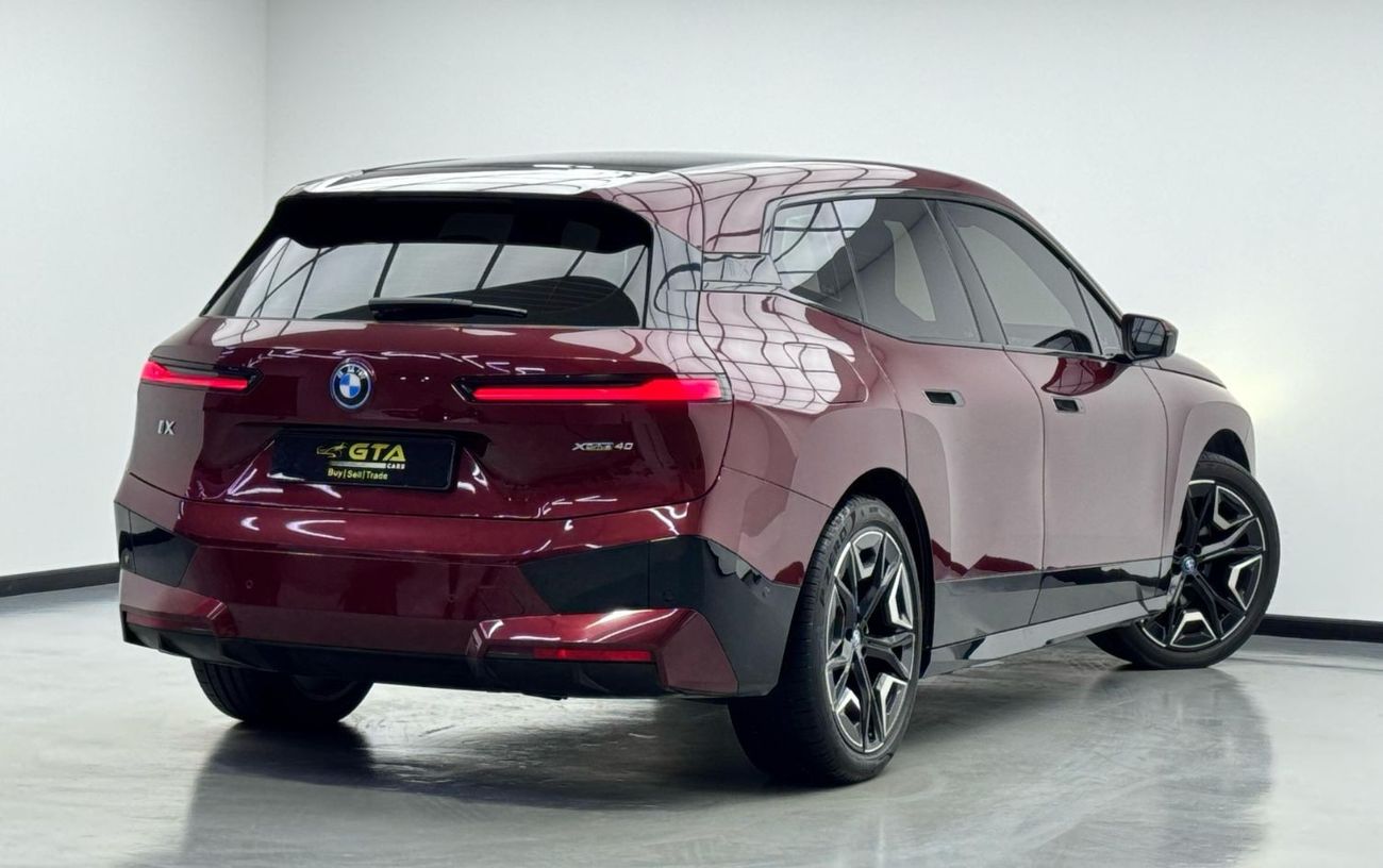 BMW iX xDrive40 2023 BMW iX xDrive40, 2028 BMW Warranty, 2029 BMW Service Pack, Very Low Km, GCC