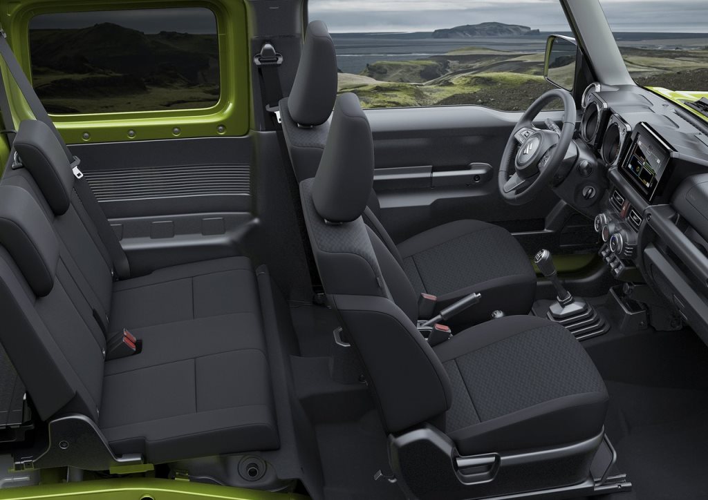 Suzuki Jimny interior - Seats